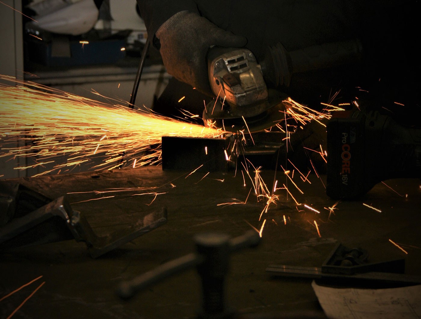 A Engineer Working with Machinery. 